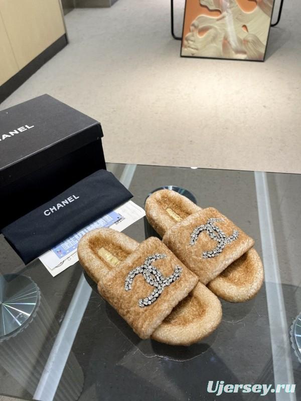 Chanel 2025 SS New Wool Slippers Soft Wool - LY00280