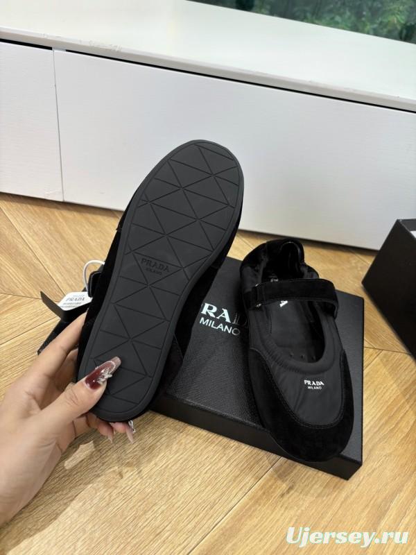 Prada Metal Toe Thin Sole Training Shoes Casual Shoes - LY00260