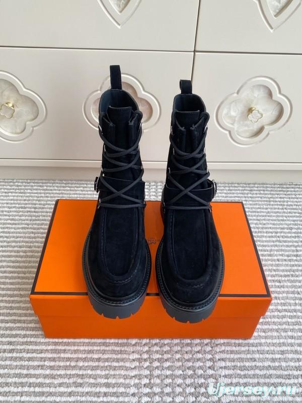 H Classic Boots 2025/SS Autumn Winter New Arrival Equestrian Style Timeless Design - LY00400