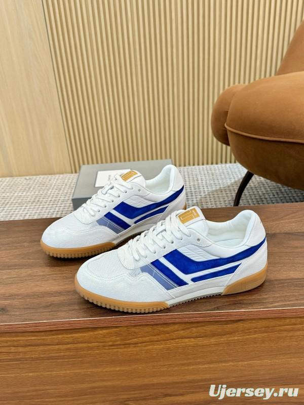 Tom Ford 2025 SS Casual Shoes with Classic Color Blocking and Imported Leather Insole - AS00350