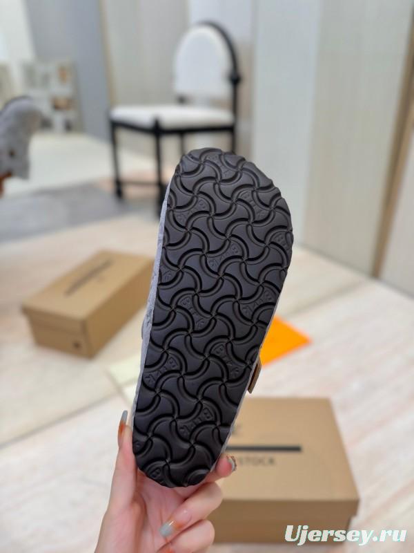 Louis Vuitton Louis Vuitton × BIRKENSTOCK Boston Soft Sole Mule Slippers - KFY00300