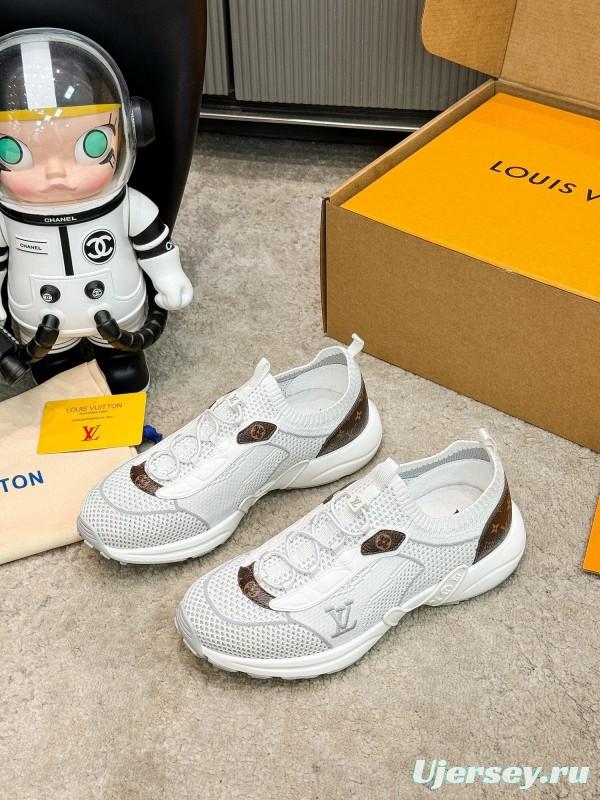 Louis Vuitton Olympia Series Knit Technology Unisex Casual Running Shoes - AS00291