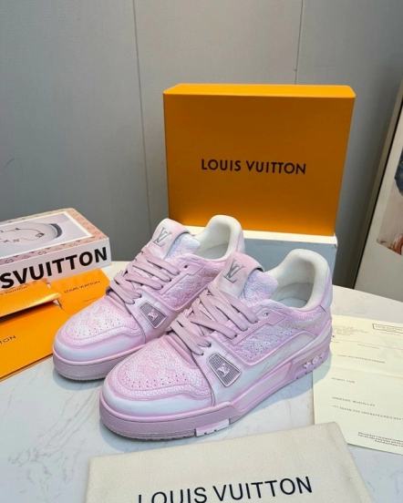 LV TRAINER Basketball Series Washed Sneakers - LY00430