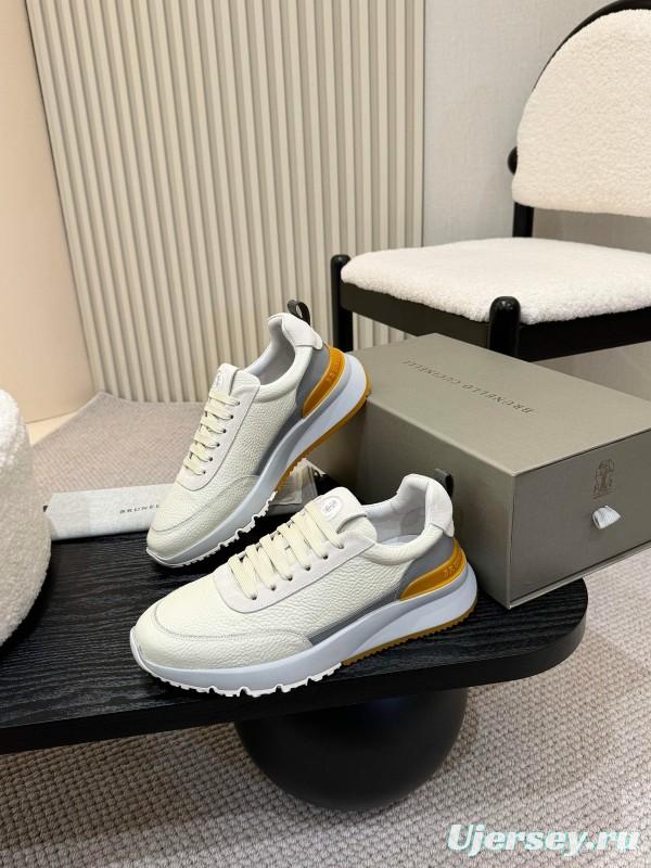 Brunello Cucinelli Casual Sneakers with Seasonal Colors and Leather Lining - KFY00320