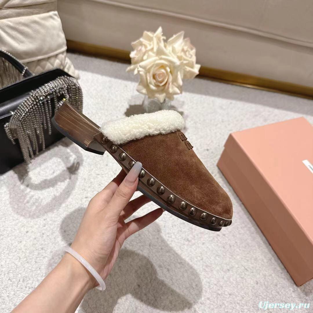 Miu Miu Cotton Shoes Sandals 2025 SS Collection - LY00260