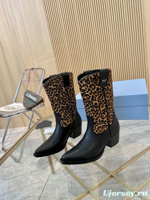 Prada Classic Pointed Toe Boots - LY00370/LY00440