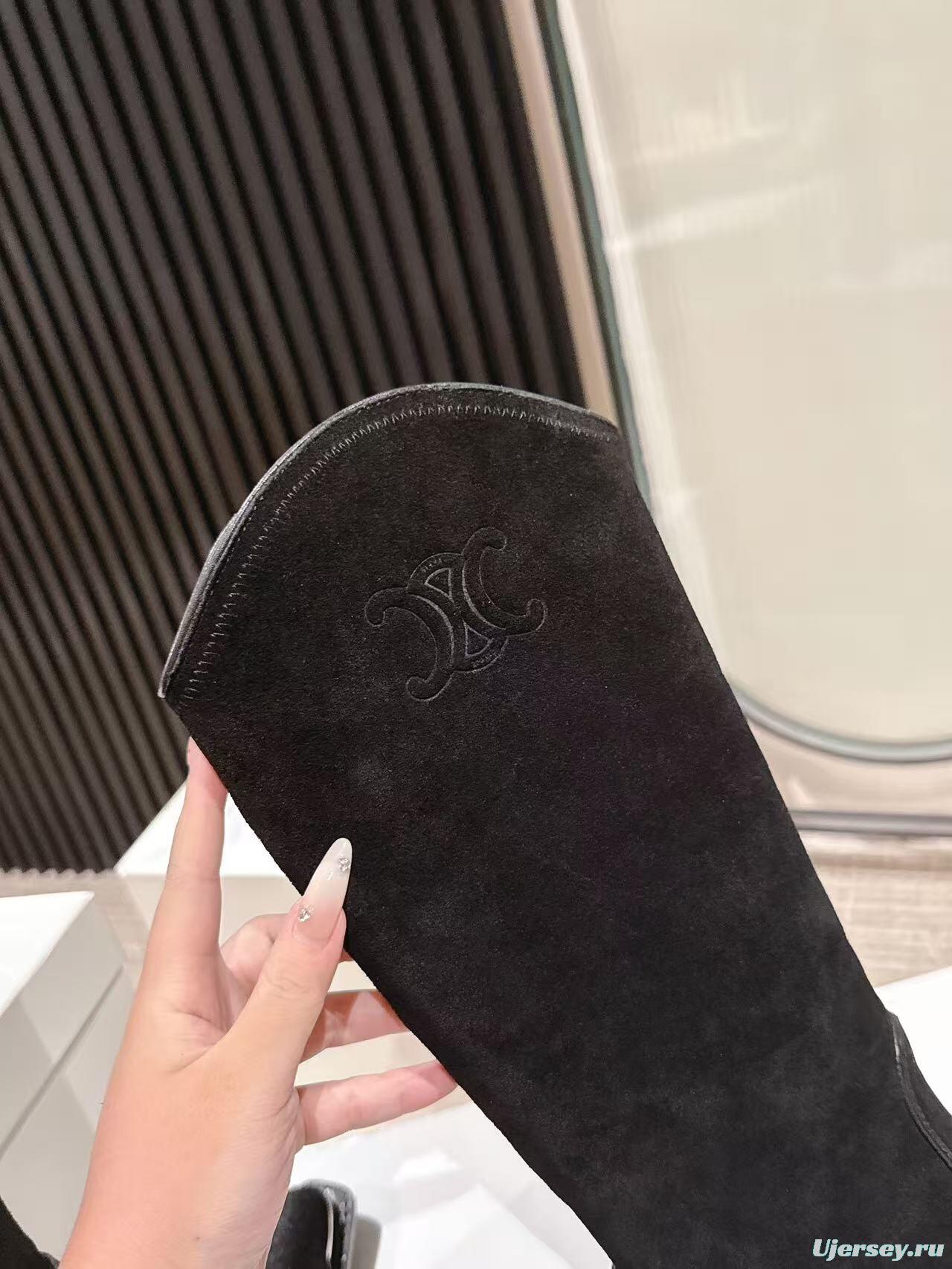 CELINE 2025 SS Fashion Boots with Arch of Triumph Logo - LY00500
