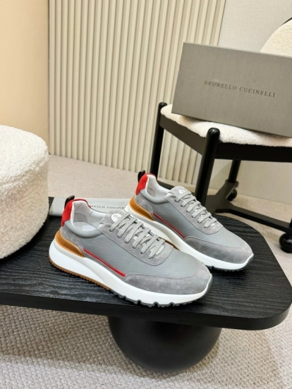 Brunello Cucinelli Casual Sneakers with Seasonal Colors and Retro Design - KFY00320