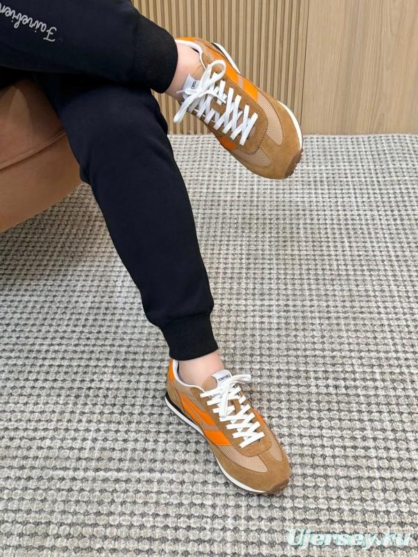 TOM FORD 2025 Spring Summer Fashion Casual Shoes with Classic Color Blocking and Imported Leather Insole - AS00350