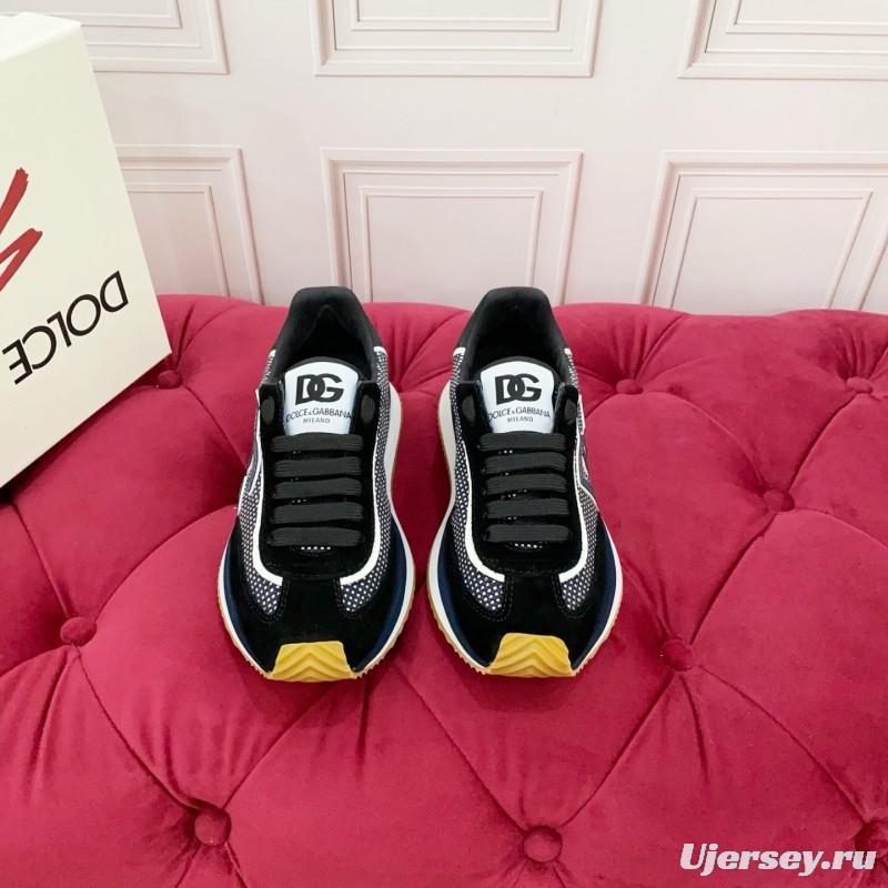 Dolce & Gabbana 2025 Spring Summer Collection Luxury Embroidered Logo Sneakers - AS00300