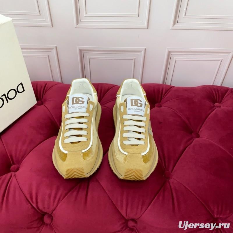 Dolce & Gabbana 2025 SS New Collection Luxury Embroidered Logo Sneakers - AS00300