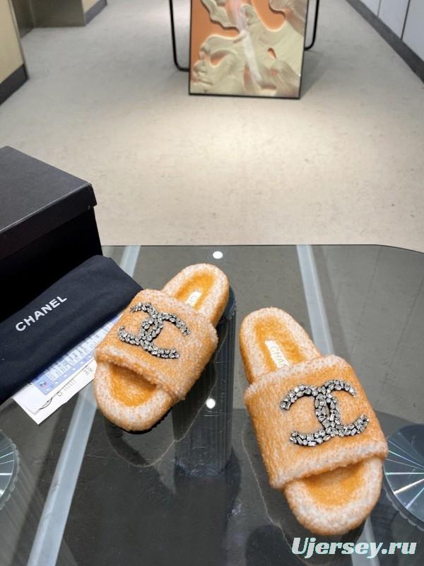 Chanel 2025 SS New Wool Slippers Soft Wool - LY00280