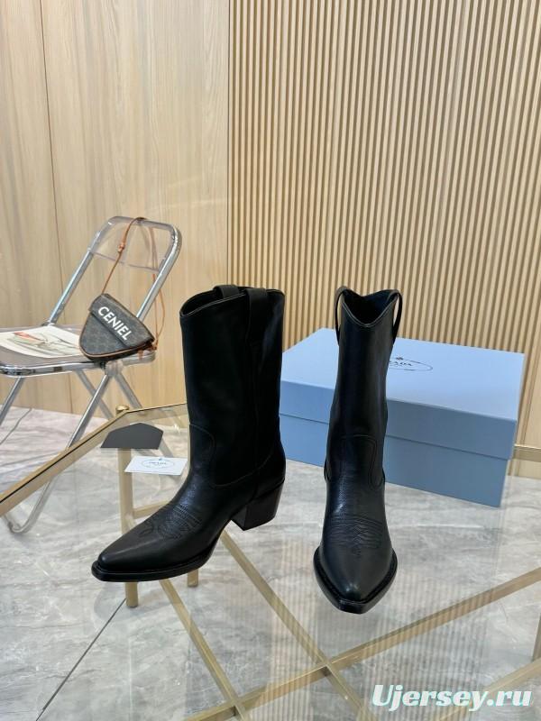 Prada Classic Pointed Boots 2025 SS - LY00370/LY00440