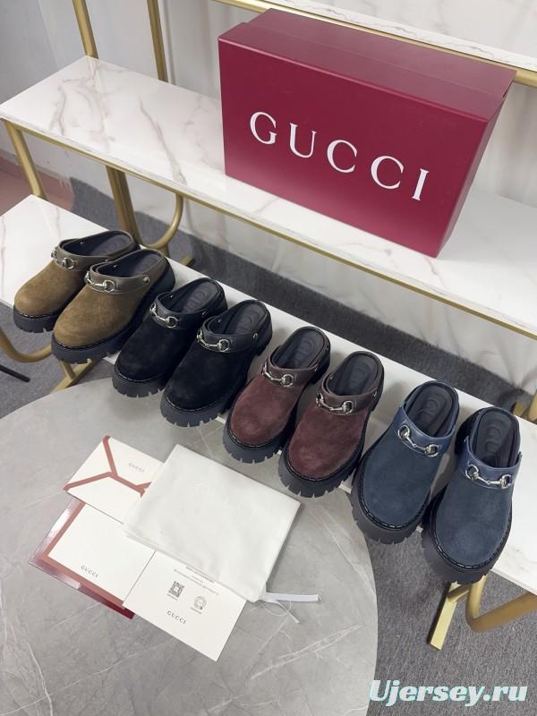 Gucci GG Platform Loafers with Lug Sole - KFY00280
