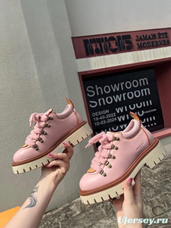 Louis Vuitton REMIX Lace-Up Derby Hiking Shoes - LY00340