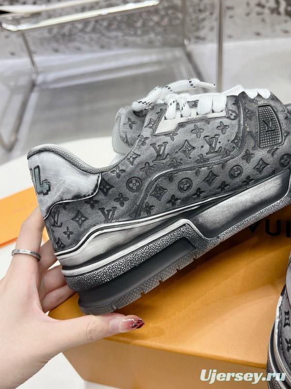 LV Trainer Basketball Series Washed Sneakers - LY00430