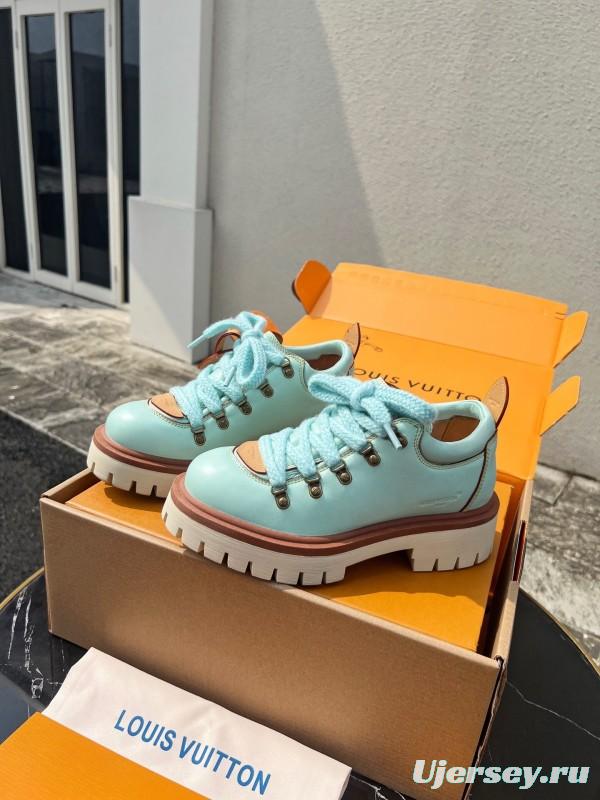 Louis Vuitton REMIX Lace-Up Derby Hiking Shoes - LY00340