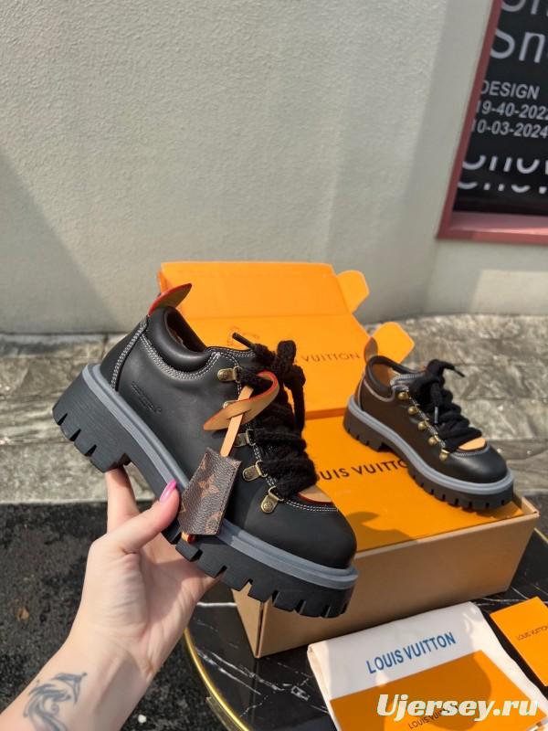 Louis Vuitton REMIX Lace-Up Derby Hiking Shoes - LY00340