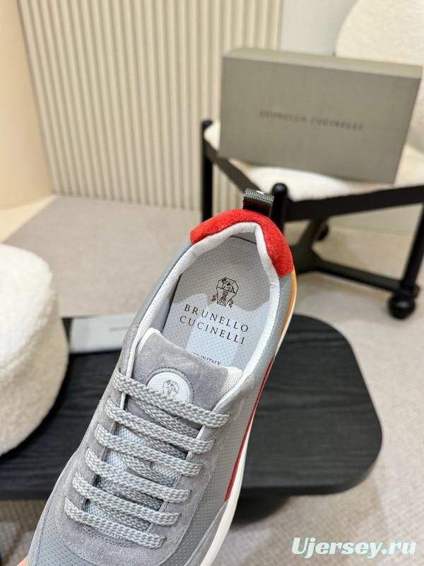 Brunello Cucinelli Casual Sneakers with Seasonal Colors and Retro Design - KFY00320