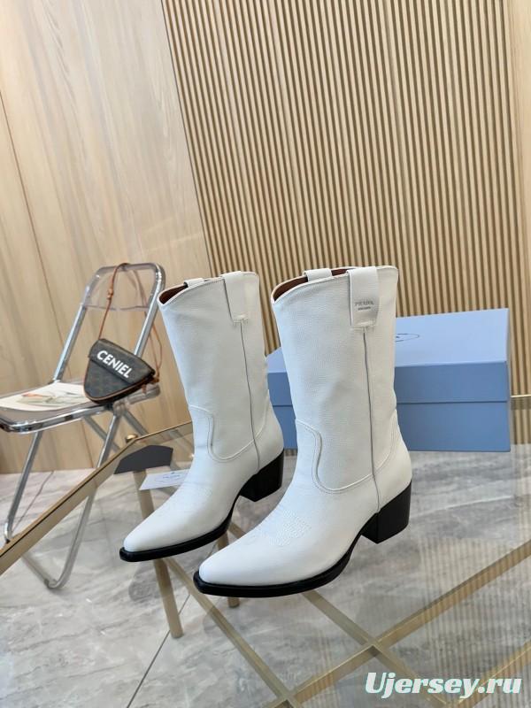 Prada Classic Pointed Toe Boots - LY00370/LY00440