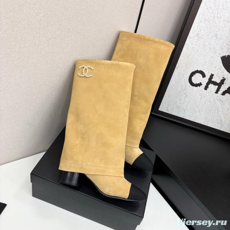 Chanel 2025/SS Small Fragrance Ankle Boots Essential Fall Winter Item - LY00480