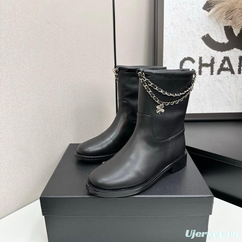 Chanel 2025 SS Short Boots Essential Fall Winter Item - LY00420