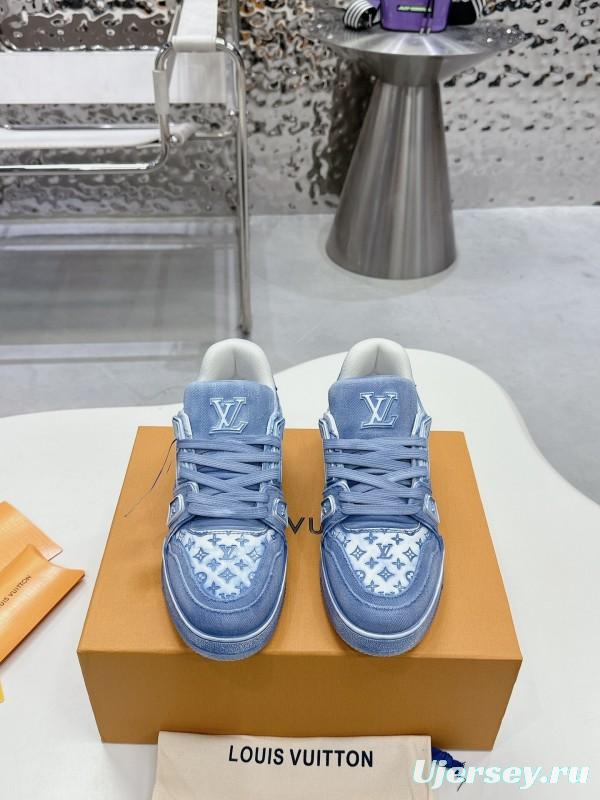 LV LV Trainer Basketball Series Washed Sneakers - LY00430