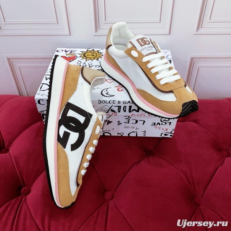 Dolce & Gabbana 2025 Spring Summer Collection Luxury Embroidered Logo Sneakers - AS00300