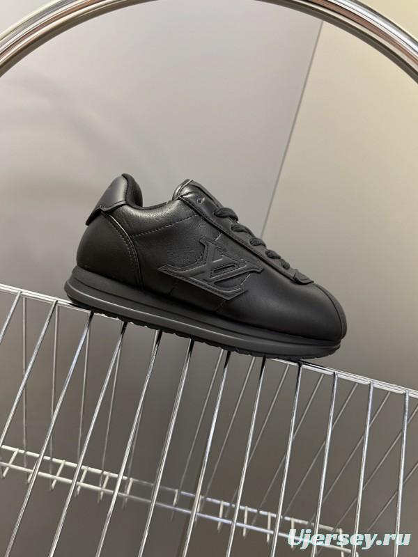 Louis Vuitton 2025 SS Pharrell Williams Collaboration Thick Sole Sneakers Retro Running Shoes - KFY00380/KFY00390