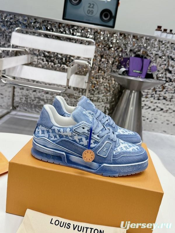 LV LV Trainer Basketball Series Washed Sneakers - LY00430