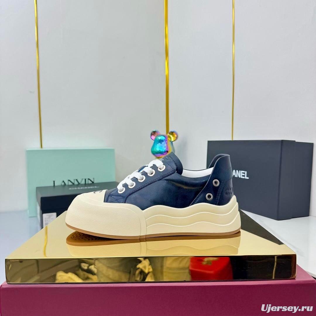 Chanel 2025 SS Panda Loafers Bread Shoes Original Calfskin - LY00320