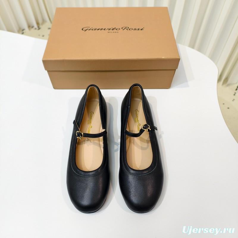 Gianvito Rossi Bohemian Style Flat Ballet Shoes - LY00310