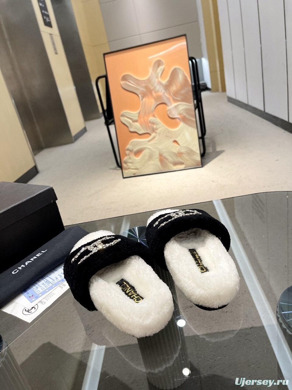 Chanel 2025 SS New Wool Slippers Soft Fine Wool - LY00280