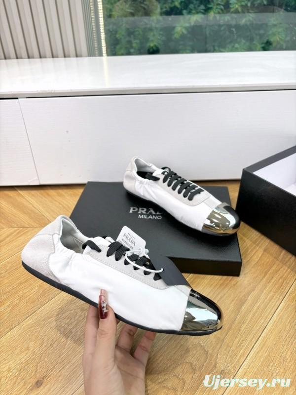 Prada 2025 SS Metal Toe Thin Sole Training Shoes Casual Footwear - LY00280