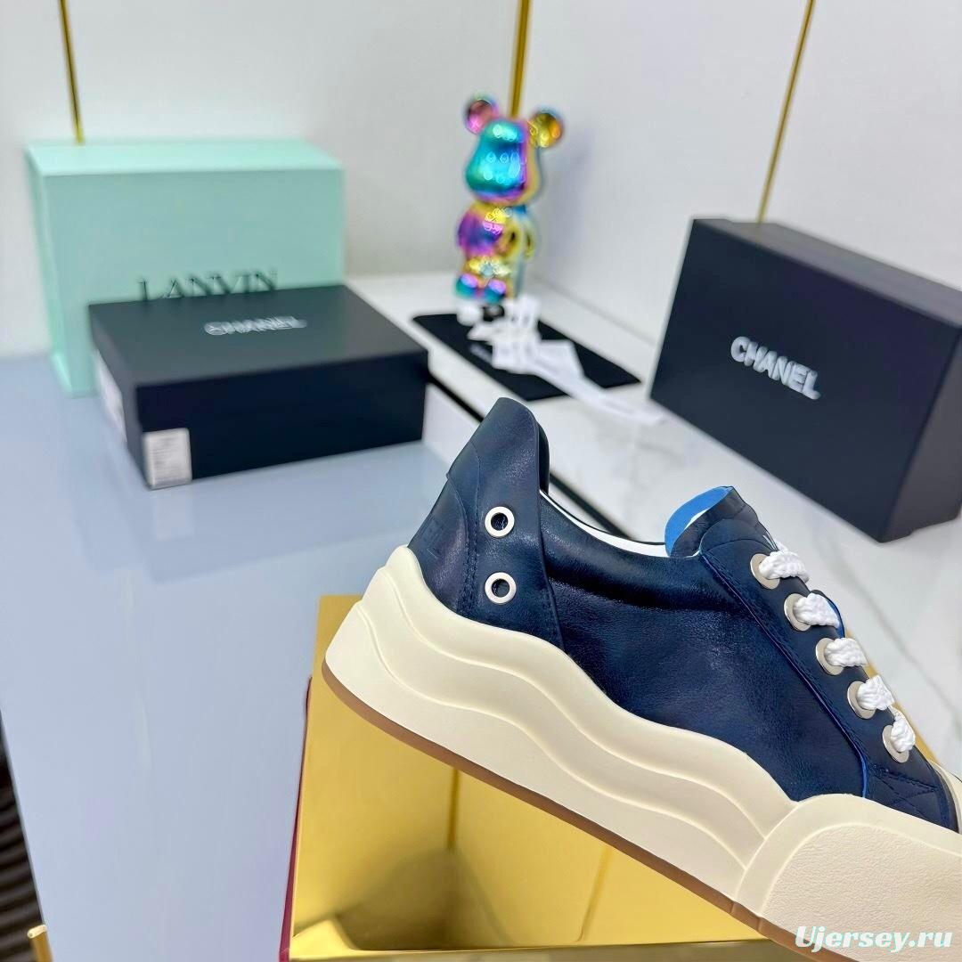 Chanel 2025 SS Panda Loafers Bread Shoes Original Calfskin - LY00320