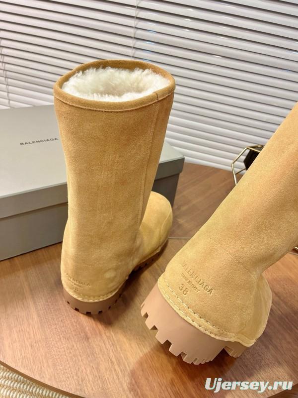 Balenciaga 2025 SS New Big Head High Heel Snow Boots - 2025SSBHB