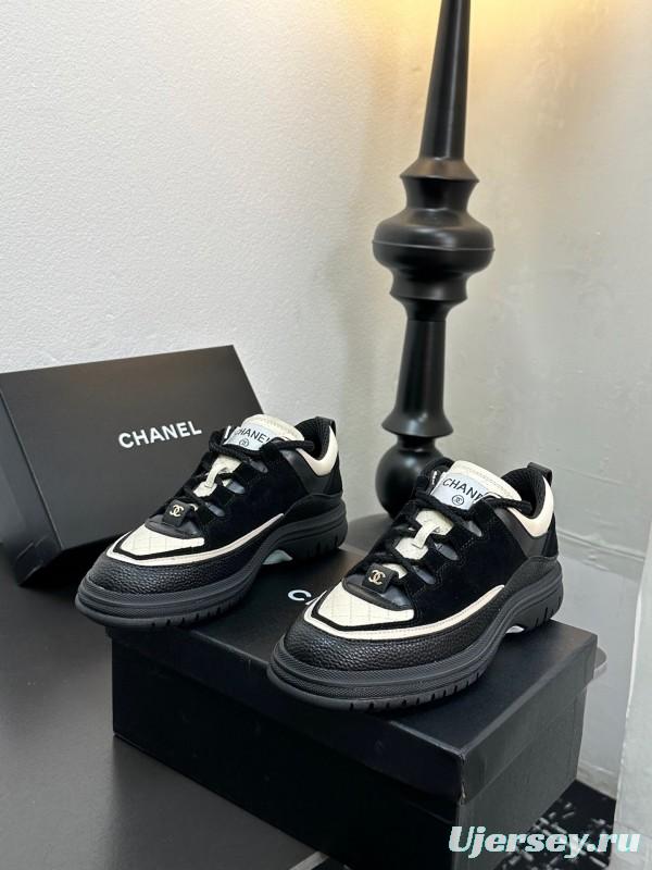 Chanel Spring-Summer 2025 Runway Thick Sole Sneakers - LY00320