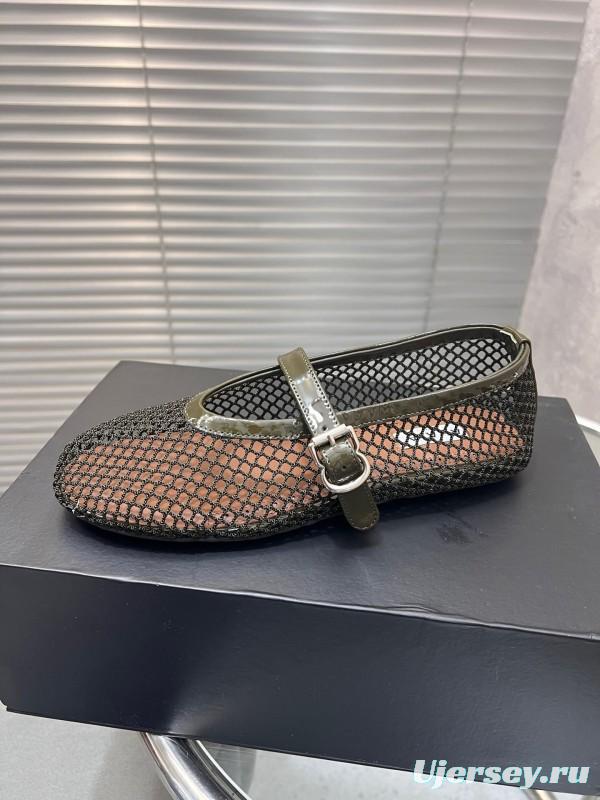 ALAIA 2025/SS New Color Mesh Flat Sandals Slippers - KFY00270