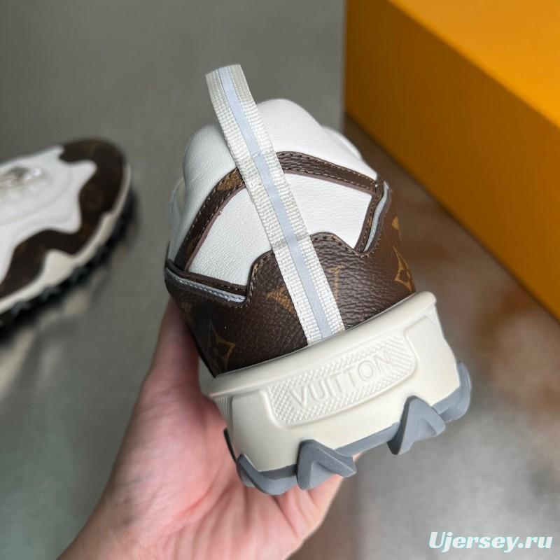 Louis Vuitton LV Circle Low-Top Casual Shoes with Anti-Slip Metal Accessories - YC