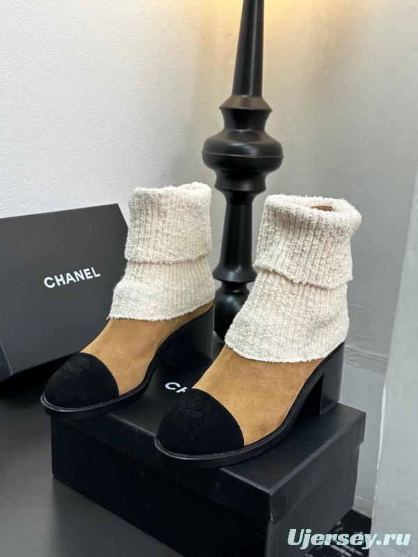 Chanel 2025 SS Short Boots Essential Fall Winter Item - LY00260