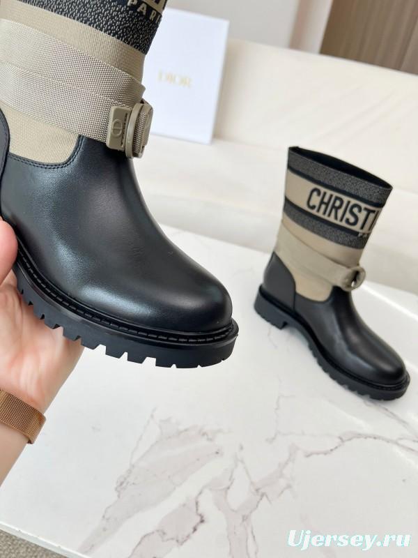 Dior 2025/SS Autumn Winter Boots Retro Work Boots Slip-On - LY00320