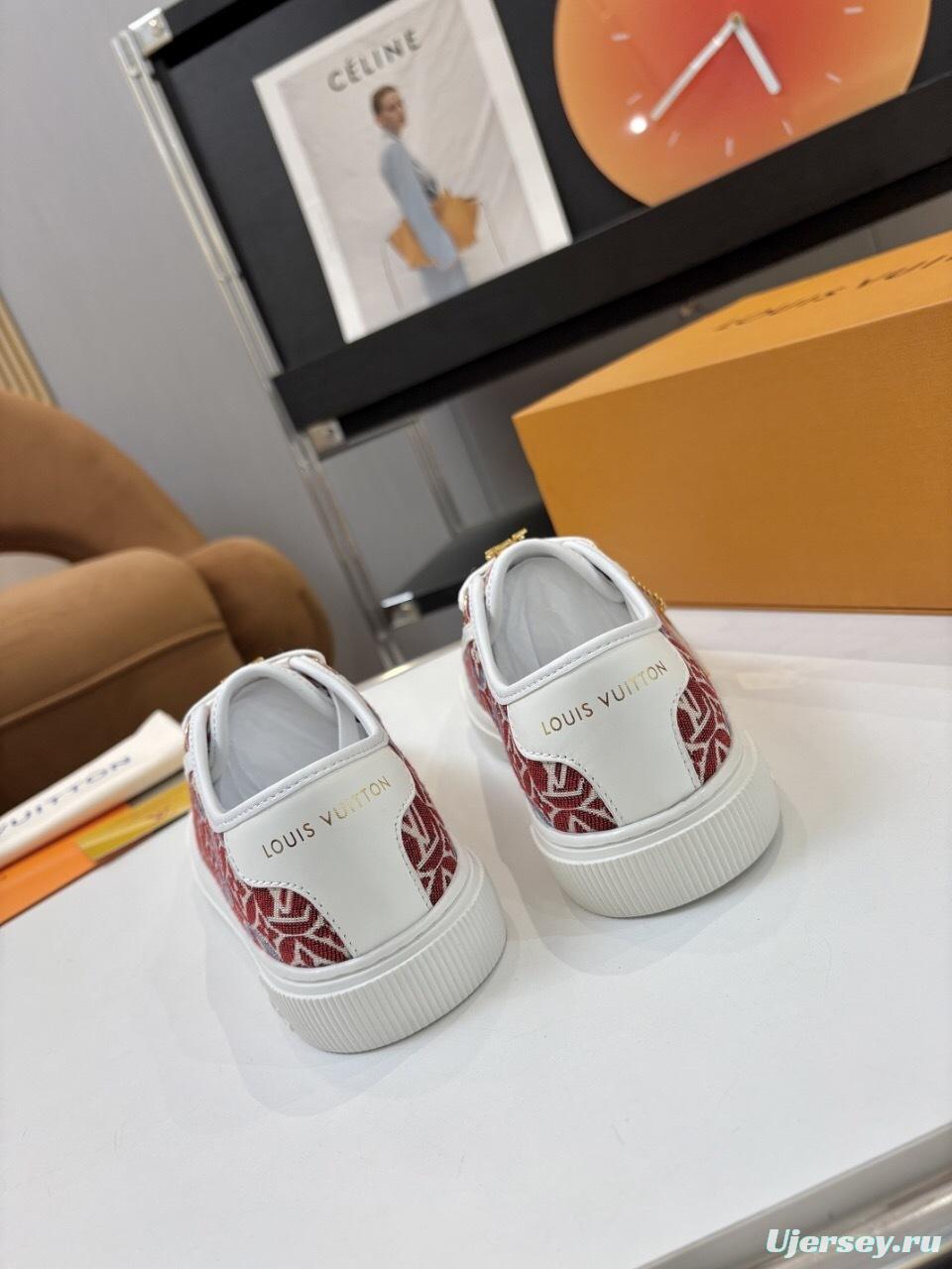 Louis Vuitton Lagoon Series Denim Sneakers with Buckle - AS00300