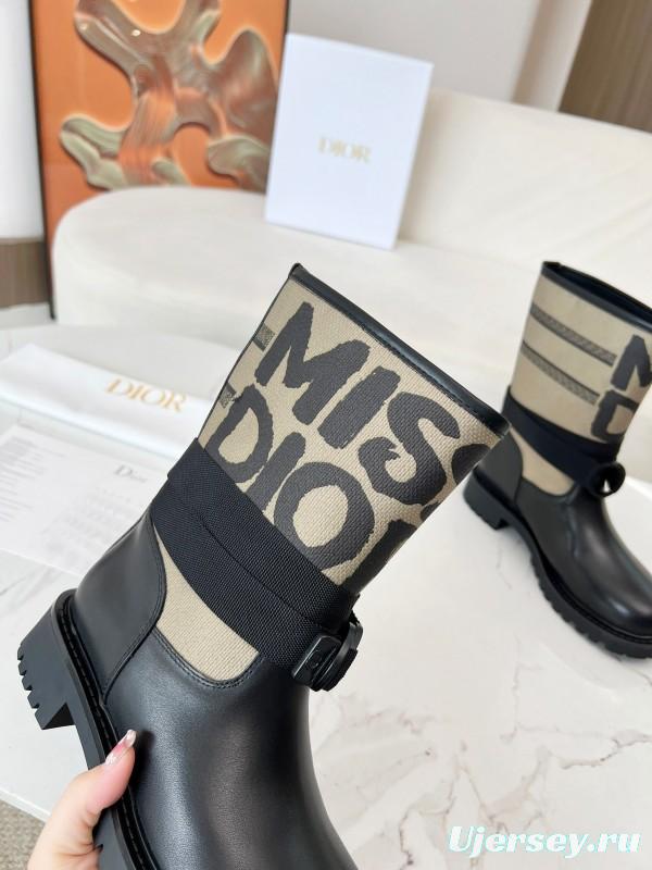 Dior 2025/SS Autumn Winter Boots Retro Work Boots Slip-On - LY00320