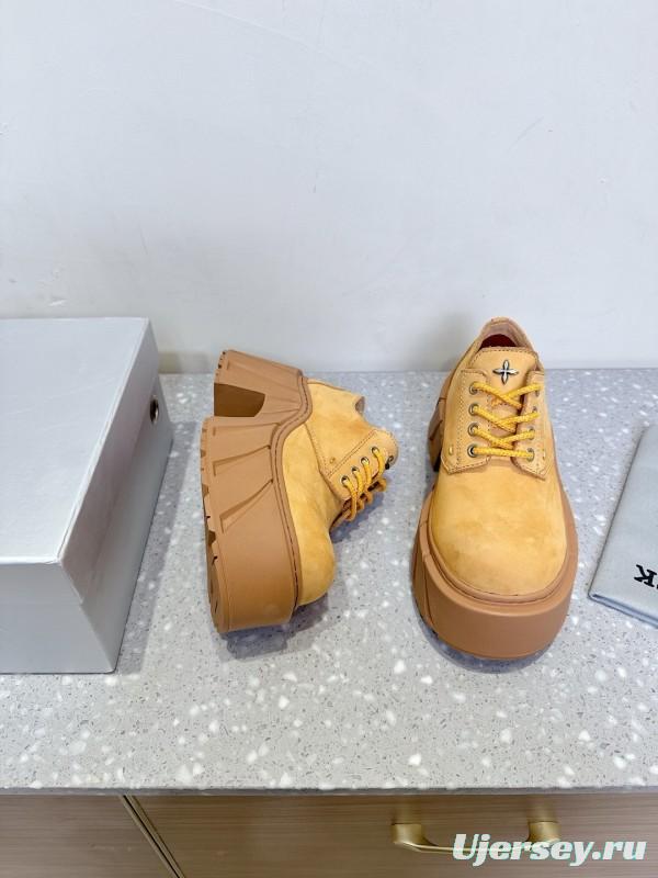 Smfk 2025 SS Collection Platform Derby Shoes with Thick Sole - LY00260