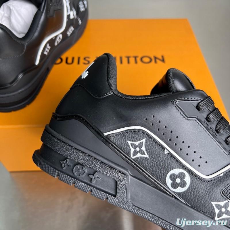 Louis Vuitton 2025 Spring Summer Replica Sneakers with Imported Calfskin and Signature Logo - YC
