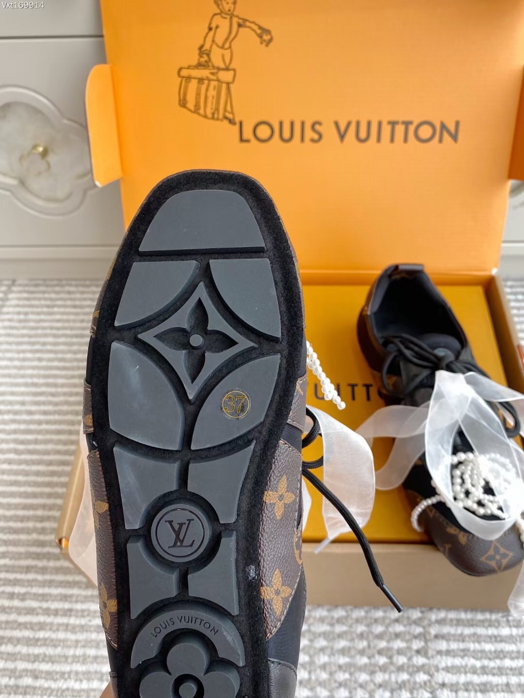 Louis Vuitton SNEAKERINA Ballet Sneakers Couple Edition with Chip - AS00350
