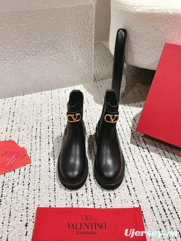 Valentino 2025 SS Metal Element Short Boots - LY00330