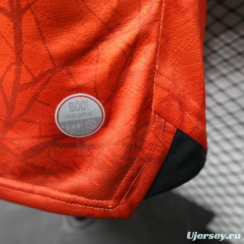 Player Version 25/26 Napoli Halloween Orange Jersey-Glow In Dark