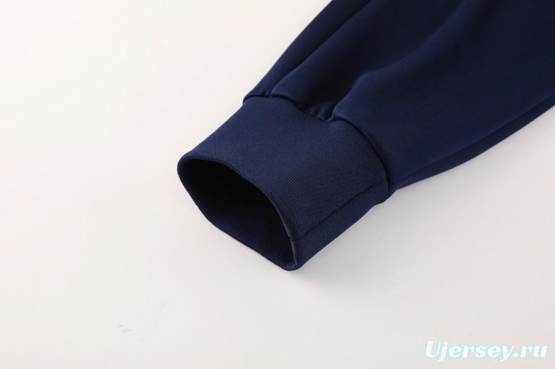 25/26 Napoli Blue/Black Full Zipper Jacket+Long Pants