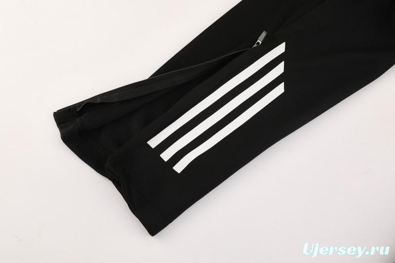 2025 Adidas Grey Full Zipper Jacket+Long Pants